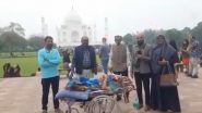 UP: बेटे ने पूरी की 85 वर्षीय मां की अंतिम इच्छा, गुजरात से स्ट्रेचर पर लाकर कराया ताज महल का दीदार (See Pic)